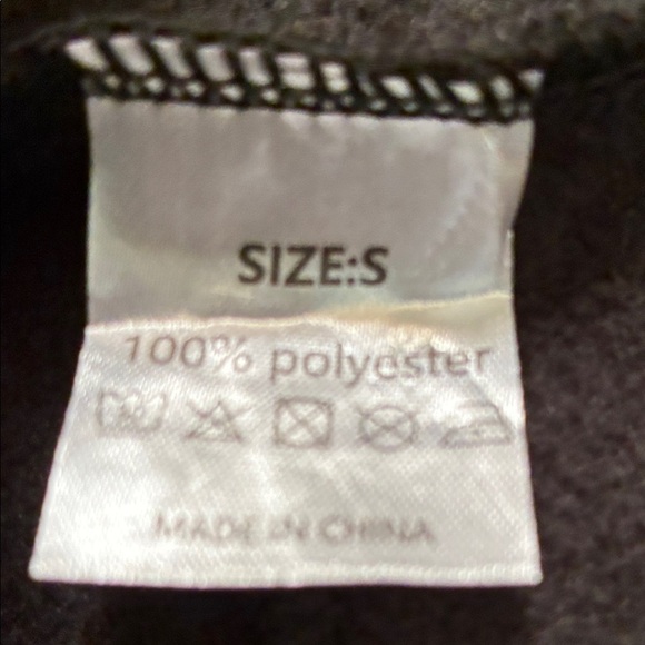 🆕 Skeleton Print Black Onesie size small with gloves Unisex Adult SMALL - Picture 5 of 6